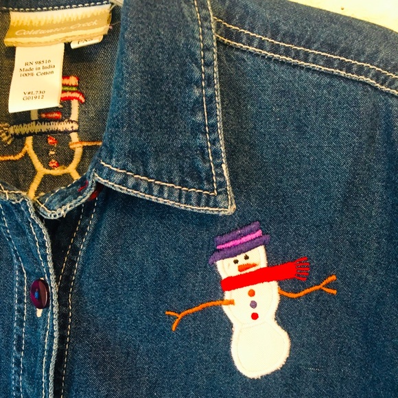🎄VTG y2k frosty snowman holiday shirt - Picture 3 of 7